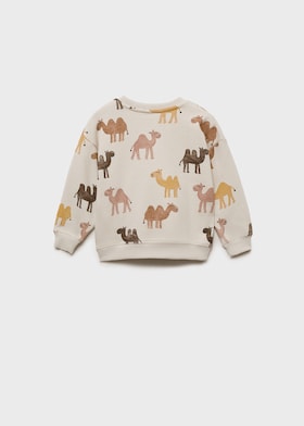 MANGO 2-piece Camel Sweatshirt Set